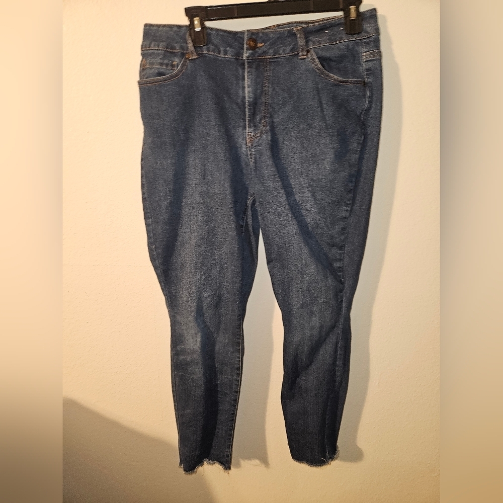 D. Jeans Womans Blue Jeans Size 14w